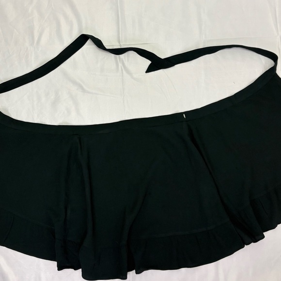 Sunday Best By Aritzia Women’s XS Emerald Green Ruffle Wrap Skirt Flattering All - Picture 10 of 10